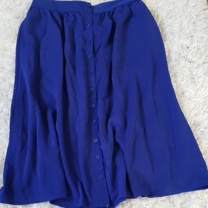 Button down skirt